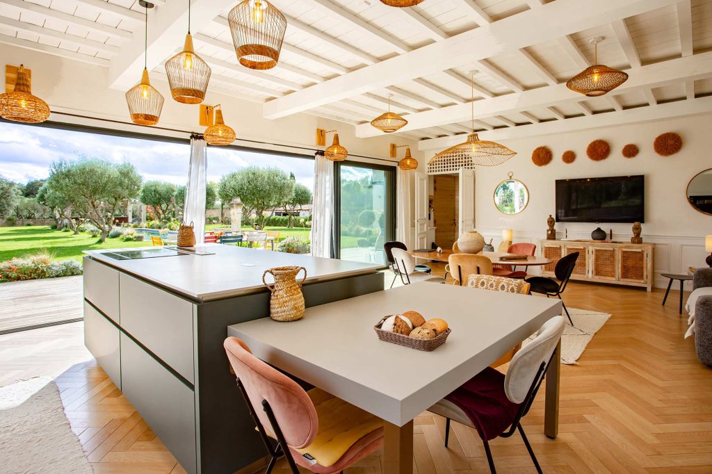 interiors photograph of luxury villa Provence